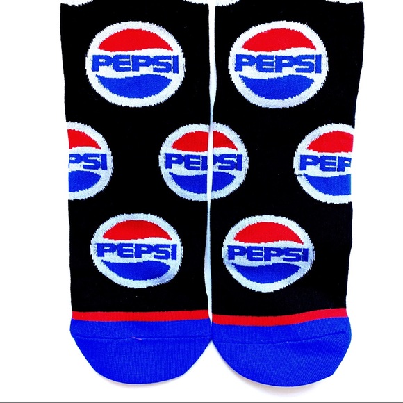 Odd Sox Pepsi Cola Soda Pop Logo Crew Socks Mens Womens Novelty Gift - Picture 5 of 7